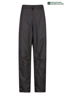 Mountain Warehouse Black Womens Spray Waterproof Trousers (B99749) | LEI 209