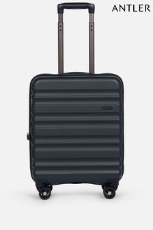 Черный чемодан для ручной клади с принтом Antler (BH9938) | €225