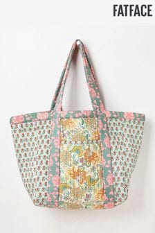FatFace Green Remi Quilted Beach Bag (BMR233) | €30