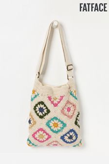 FatFace Natural Crochet Tile Cross-body Bag (BR4047) | 21,890 Ft