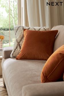 Light Orange 59 x 59cm Matte Velvet Cushion