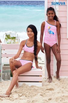 Sunuva Pink Stripe Carnival Flamingo Bikini (C00184) | 140 zł - 145 zł