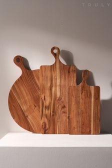 Truly Natural Round Acacia Serving Board (C00185) | €57