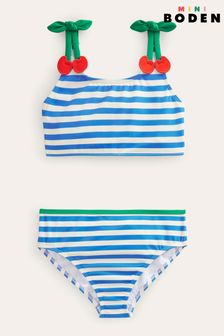 Boden Cherry Bikini mit Trägern, Blau (C00266) | 43 €