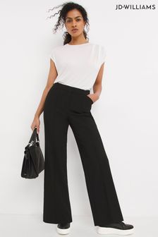 Črne hlače s širokimi hlačnicami JD Williams Magisculpt – Standardna dolžina  (C00387) | €42
