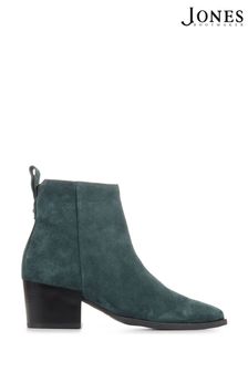 Jones Bootmaker Green Caileigh Suede Western Boots (C01035) | AED666