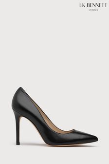 أسود - حذاء جلد مدبب عند الأصابع Fern من Lk Bennett (C01343) | 129 ر.ع