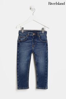 Blau - River Island Jungen Skinny-Jeans (C01849) | 12 €