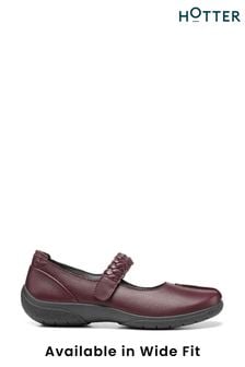 Hotter Burgundy Shake II Touch Fastening Shoes (C02018) | €113