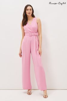 Phase Eight Pink Lissia Jumpsuit (C02422) | €83