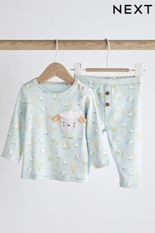Albastru oaie - Set de 2 piese pentru bebeluși cu tricou și colanți (0 luni - 2 ani) (C02552) | 99 LEI - 116 LEI