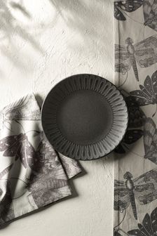 Kew Gardens Black Stoneware Side Plate (C02670) | 572 UAH