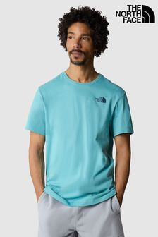 Blau - The North Face Box Celebration T-Shirt, Rot/Weiß (C03008) | 47 €