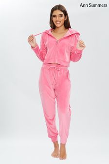 Ann Summers Pink Love Notes Cropped Hoodie (C03254) | ₪ 130