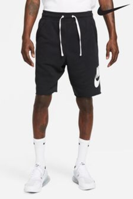 Čierna - Club Alumni French Terry šortky Nike (C03271) | €42