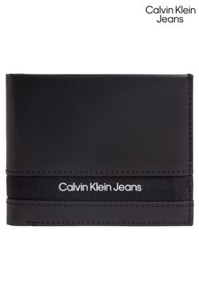 Calvin Klein Black Urban Explorer Leather Bifold Wallet (C03500) | $99
