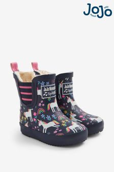 JoJo Maman Bébé Cosy Lined Ankle Wellies
