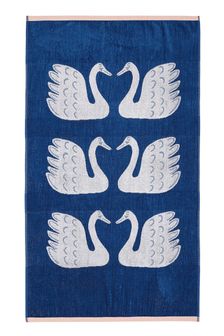 Scion Blue Swim Swam Swan Towel (C03549) | €16 - €60