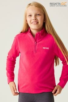 Regatta Pink Hot Shot II Half Zip Fleece (C03571) | $21