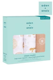 aden + anais Cotton Muslin Squares 3 Pack (C03673) | ₪ 116