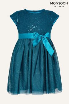 Monsoon Baby Blue Paige Dress (C03883) | ₪ 163 - ₪ 177
