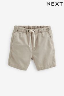Stone Natural Plain Pull-On Shorts (3mths-7yrs) (C03936) | €4 - €6