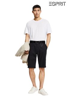 Esprit Black Woven Shorts (C04038) | $88