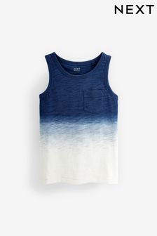 Indigo Blue Dipdye Ombre Vest (3-16yrs) (C05070) | €8 - €13