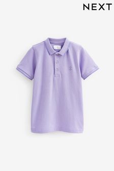 Lilac Purple Short Sleeve Polo Shirt (3-16yrs) (C05226) | 3,640 Ft - 6,240 Ft