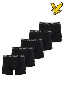 Lyle & Scott Miller Underwear ブラック トランクス 5 枚パック (C05264) | ￥8,100