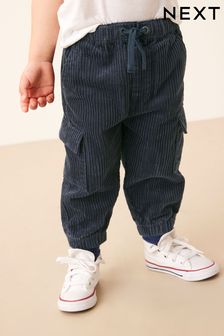 Sztruksowe spodnie bojówki (3m-cy-7lata) (C05484) | 63 zł - 73 zł