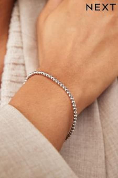 Sterling Silver Beaded Pully Bracelet (C05524) | 36 €