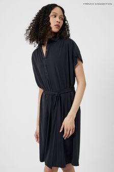 French Connection Renya Jersey-Kleid aus Modal, Blau (C05681) | 57 €