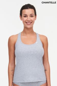 Chantelle Grey Heather Organic Cotton Comfort Vest Top (C06646) | €18