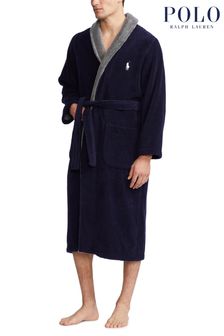 Polo Ralph Lauren Navy Fleece Cotton Terry Robe (C06699) | 230 €