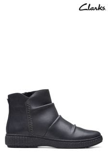 Clarks Black Leather Caroline Rae Boots (C06962) | 50 €