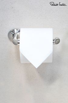 Robert Welch Silver Oblique Toilet Roll Holder Fixed (C07010) | $119