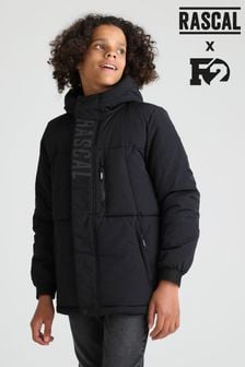 Rascal Boys Matrix Padded Black Jacket (C07032) | €41