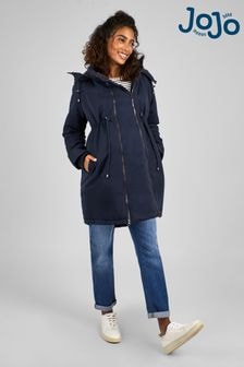 JoJo Maman Bébé Navy 2-in-1 Padded Maternity Parka (C07200) | $153