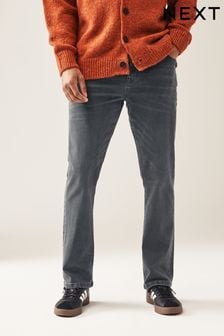 Темно-серый - Расширенные от колена - Классические стретчевые джинсы (C07448) | €12
