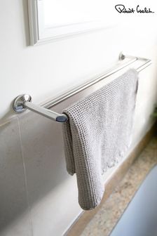 Robert Welch Silver Oblique Double Towel Rail