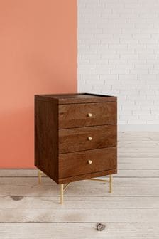 Swoon Brown Halle Bedside Table (C07973) | €365