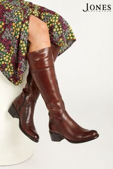 Jones Bootmaker Rachel Brown Leather Rider Boots (C08178) | 276 €