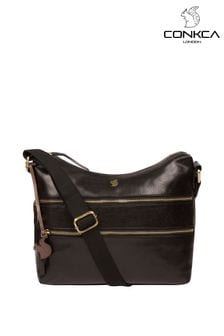 Conkca Georgia Leather Shoulder Bag (C08275) | SGD 128