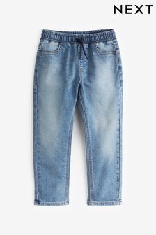 Light Vintage Blue - Jersey Stretch Jeans With Adjustable Waist (3-16yrs) (C08553) | KRW25,600 - KRW36,300