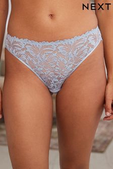 Blue High Leg Comfort Lace Knickers (C08568) | 11 €