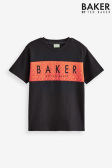 Schwarz/Orange - Baker By Ted Baker Geometric T-shirt (C08717) | 24 € - 30 €