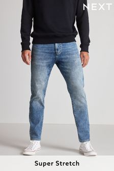 Выбеленный синий - Стандартный крой - Стретчевые джинсы узкого кроя Motion Flex (C08847) | €37