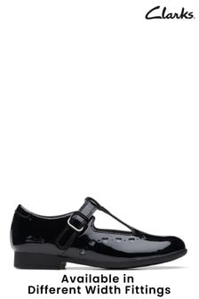 Clarks Black Patent Multi Fit Patent Scala Dress Shoes (C09022) | €56