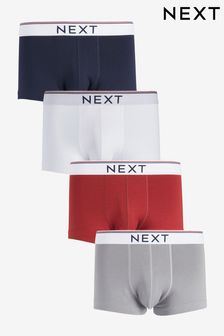 Tricolour Hipster Boxers 4 Pack (C09046) | 124 SAR